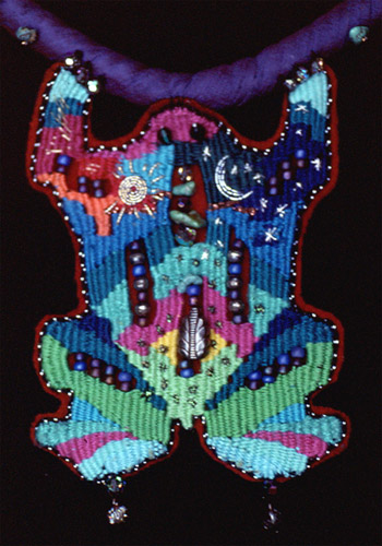 Cosmic Frog Tapestry